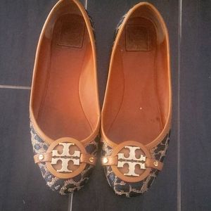 Tory Burch flats cheetah print